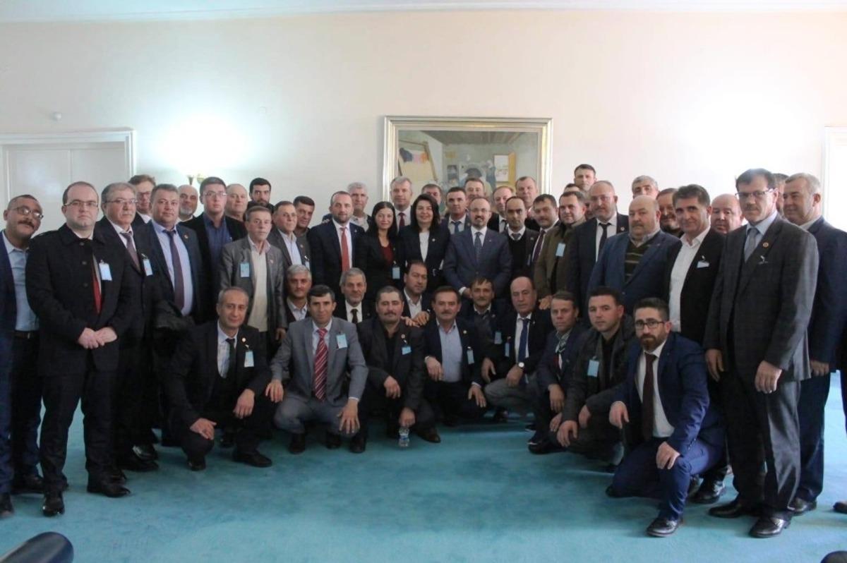 Biga muhtarları,ve İskenderoğlu&rsquo;nun misafiri oldu