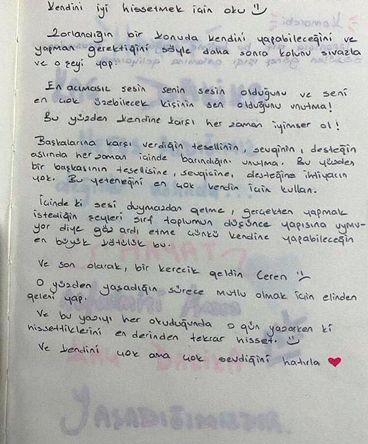 Türkiye, Ceren Özdemir'e ağlamıştı! Kahreden notlar ortaya çıktı G3