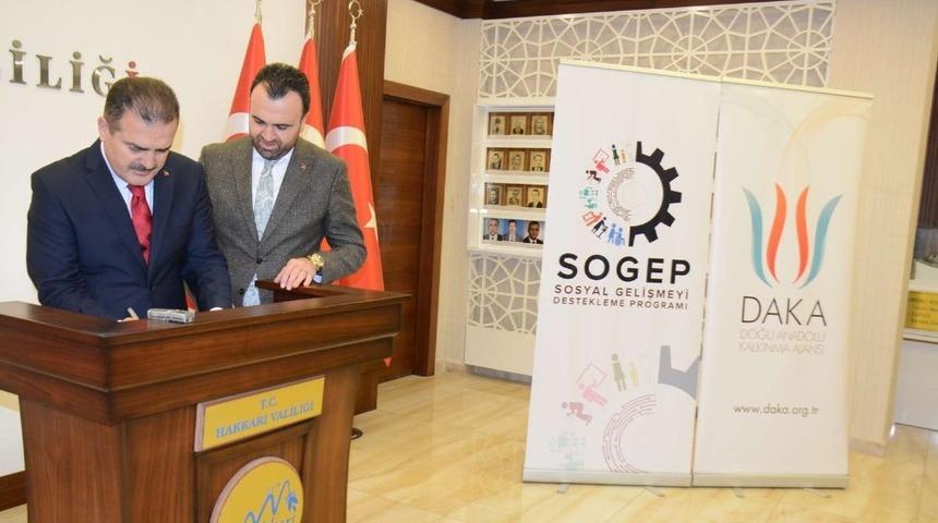 Hakkari&rsquo;de 2019 SOGEP G&uuml;d&uuml;ml&uuml; Projelerin protokol&uuml; imzalandı
