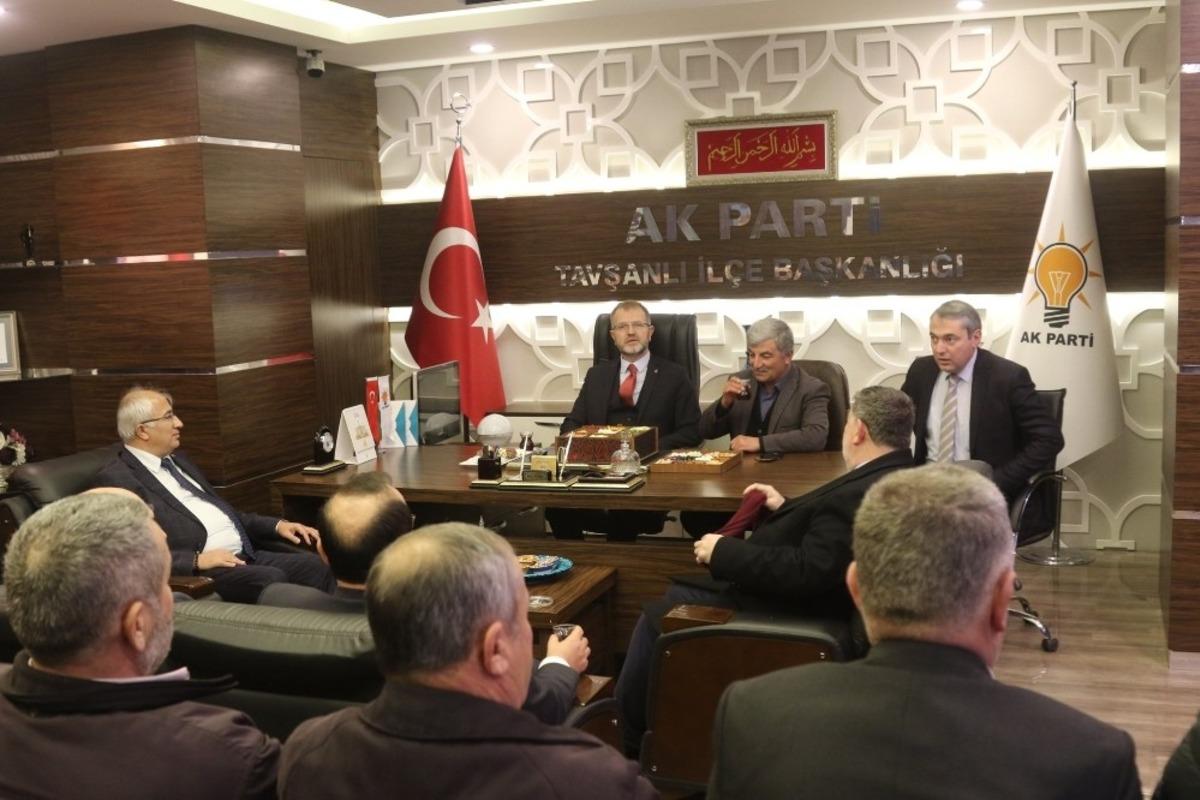 AK Parti İl Başkanı Sebahattin Ceyhun&rsquo;dan Tavşanlı ziyareti
