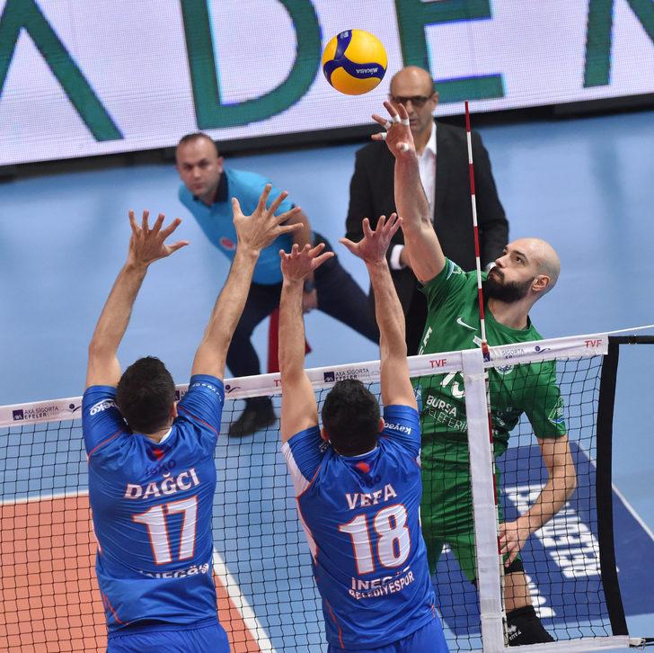 Bursa Büyükşehir Belediyespor - İnegöl Belediyespor: 3-1 G2