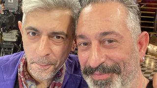 Cem Yılmaz, Okan Bayülgen'in Uykusuzlar Kulübü'ne konuk oldu! Ünlü ikiliden dedeler pozu!