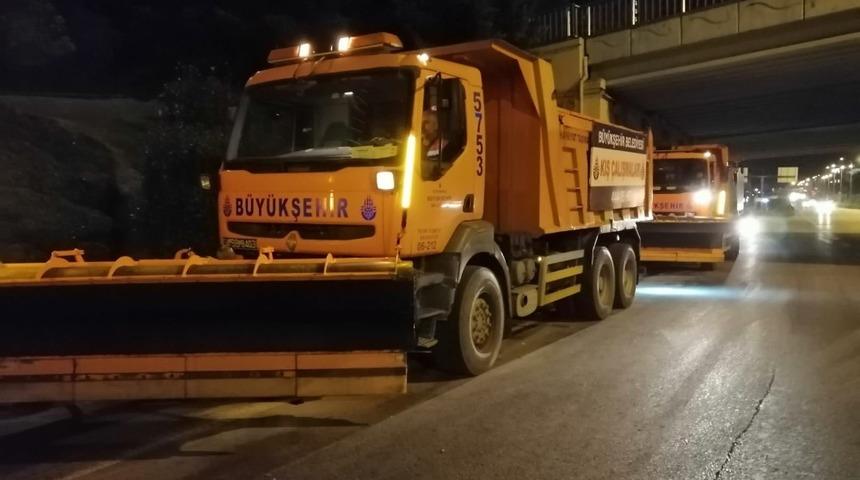 İstanbul'da olası bir kar yağışı için hazırlıklar yapıldı