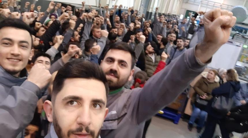 Bursa’daki otomotiv yan sanayi fabrikasında işçiler ayaklandı