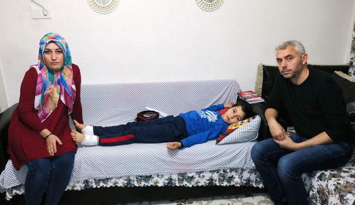 Kar topu oynarken vücudunda yanık oluşan 8 yaşındaki Mirzah taburcu oldu G3