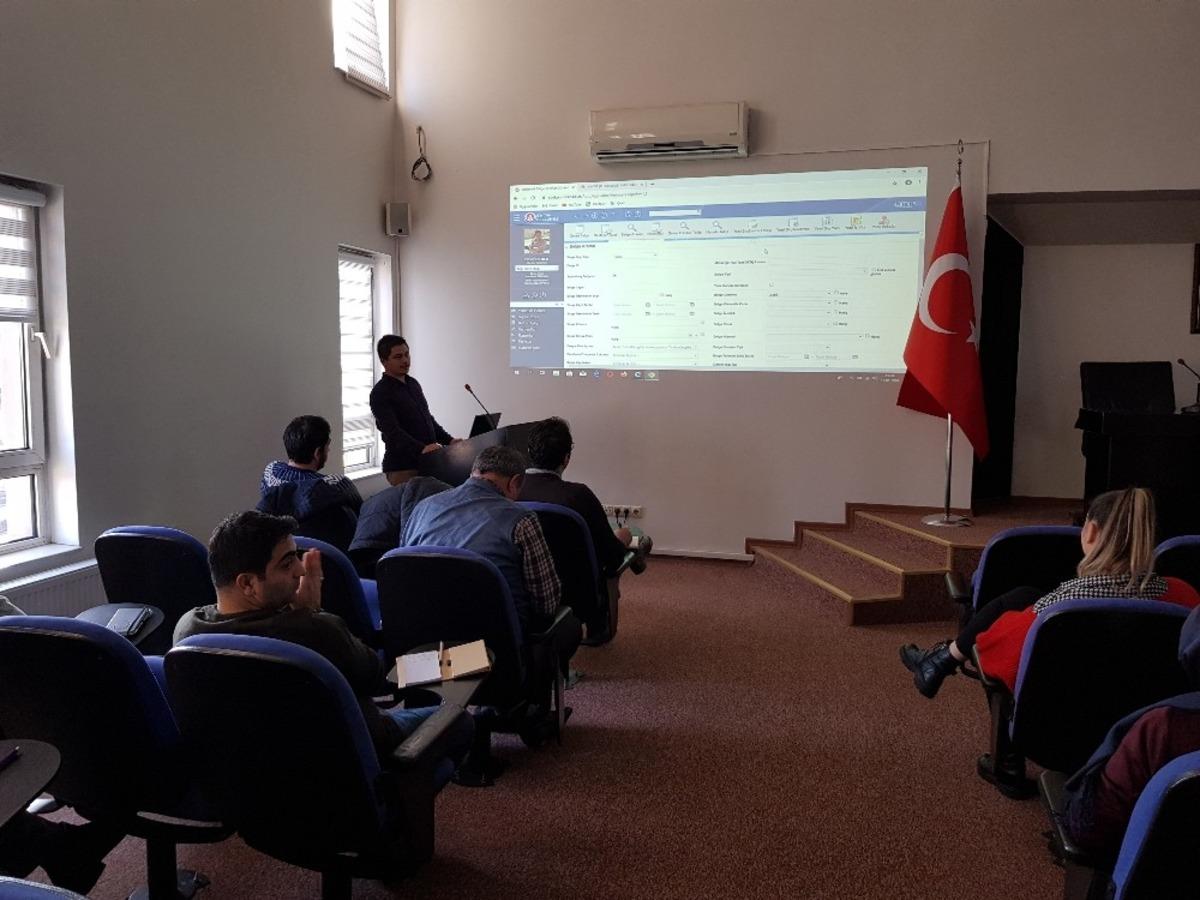 Sincan Belediyesi personeline E-Belge Y&ouml;netim Sistemi eğitimi