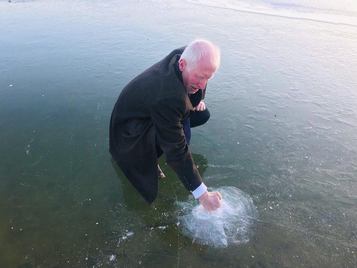 Burası Bayburt! Gökçedere Gölü buz tutunca bakın ne yaptılar G2