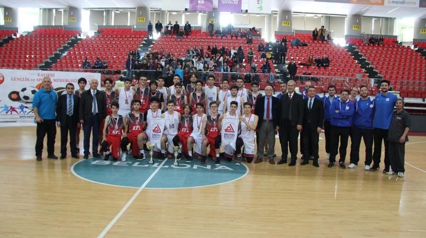 Okullar arası  Gen&ccedil; (A) Erkekler Basketbol İl Birinciliği sona erdi