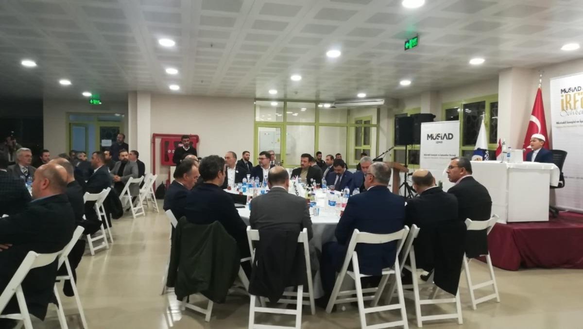 M&Uuml;SİAD İzmir Şubesinden İrfan Sohbeti toplantısı