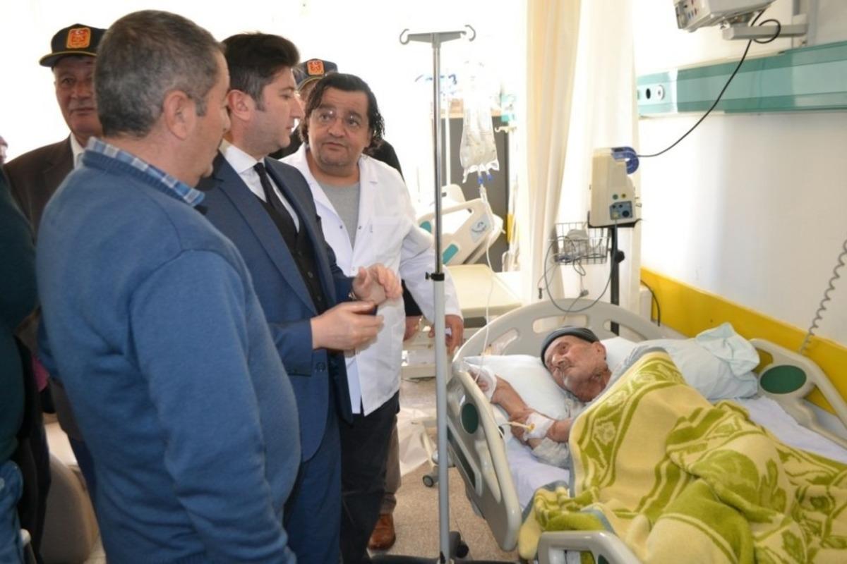 Bozyazı Kaymakamı Yal&ccedil;ın&rsquo;dan Kore gazisine hastanede ziyaret