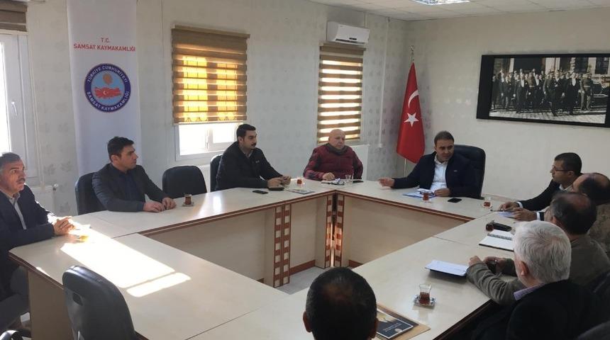 Samsat&rsquo;ta uyuşturucu ve madde bağımlılığıyla m&uuml;cadele toplantısı