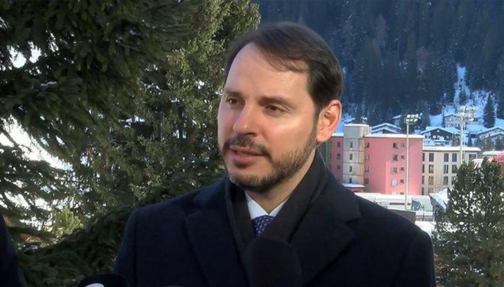 Hazine ve Maliye Bakanı Albayrak Davos'ta konuştu