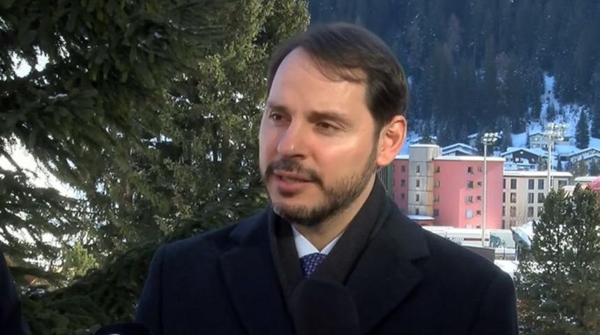 Hazine ve Maliye Bakanı Albayrak Davos'ta konuştu