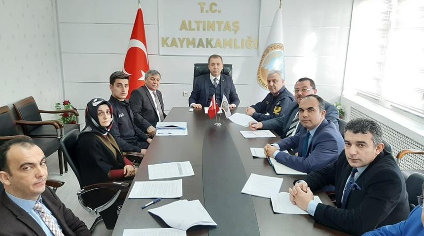 Altıntaş’ta uyuşturucu ile mücadele