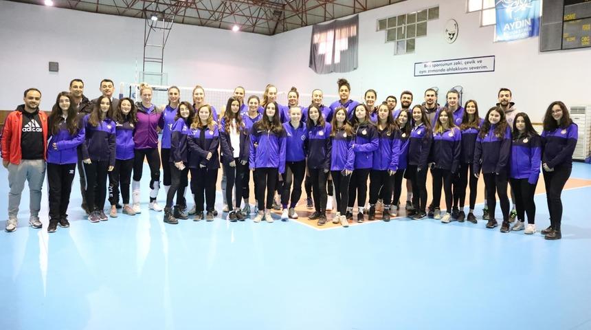 Aydın B&uuml;y&uuml;kşehir Belediyespor'a &ouml;ğrenci ziyareti