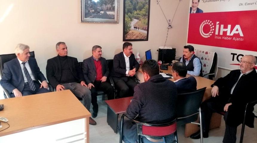 Milletvekili Fırat’tan İHA’ya ziyaret