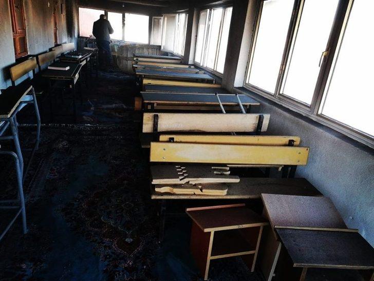 Erciş’te Kur’an kursunda yangın G3