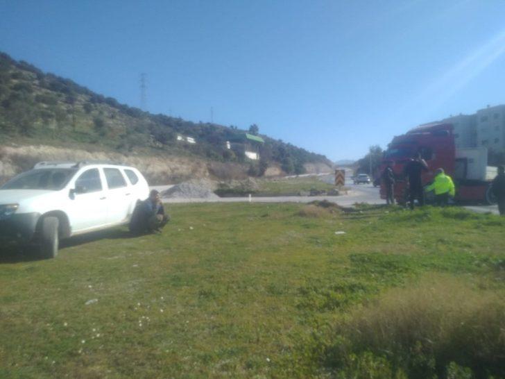 Panik kaza getirdi; 1 yaralı G2