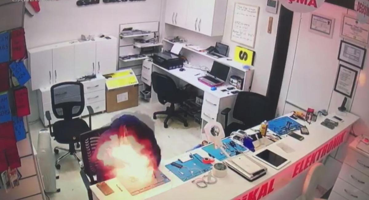 Ne olduğunu anlayamadı, bomba gibi patladı!