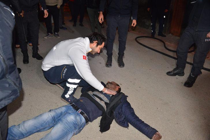 Evini yakıp kapıyı üzerine kilitledi G2