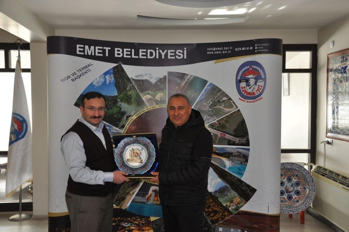 Başkanlar yarıyıl tatilinde Emet il&ccedil;esini tercih etti