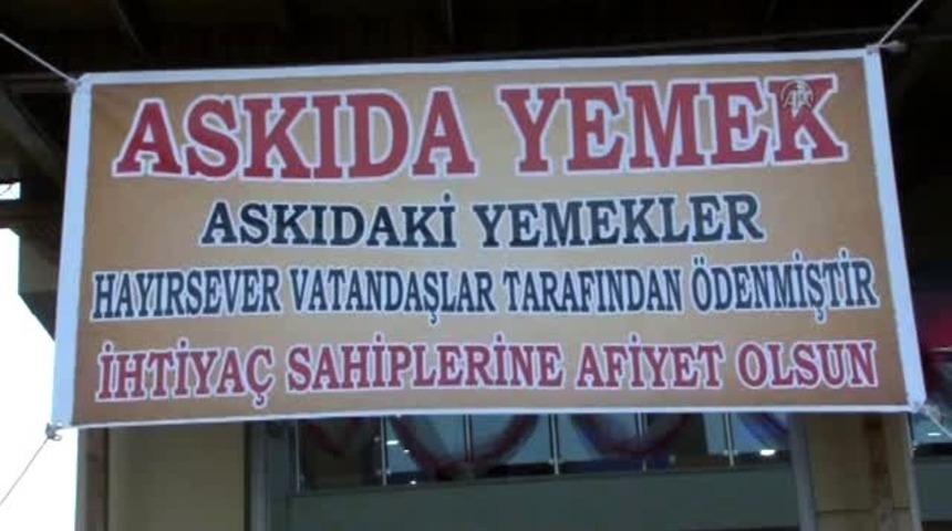 Askıda yemek uygulaması y&uuml;zleri g&uuml;ld&uuml;rd&uuml;