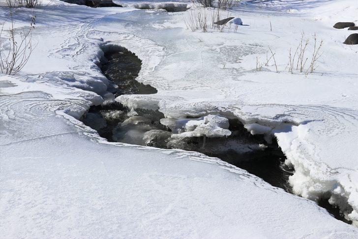 Ağrı eksi 21 dereceyi gördü! Şelale ve göller buz tuttu G3