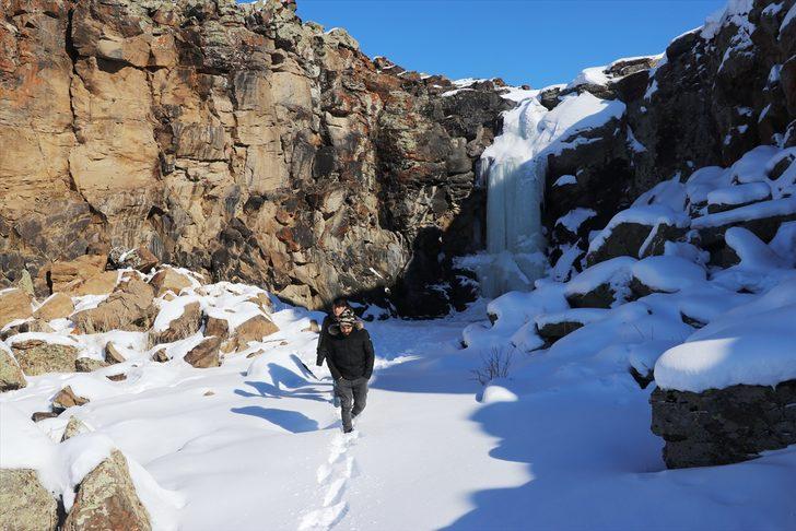 Ağrı eksi 21 dereceyi gördü! Şelale ve göller buz tuttu G5