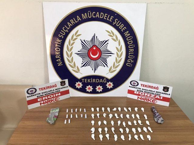 Tekirdağ’da uyuşturucu operasyonları