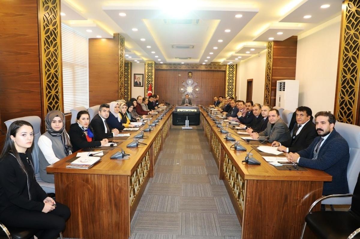 Cizre&rsquo;de Bağımlılıkla M&uuml;cadele İl&ccedil;e Koordinasyon Kurulu Toplantısı yapıldı