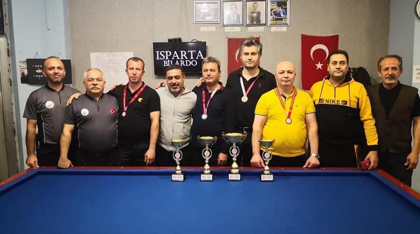 Isparta&rsquo;da merhum bilardocular anısına 3 &Ouml;zel Bant Akdeniz - Ege B&ouml;lgesi Turnuvası