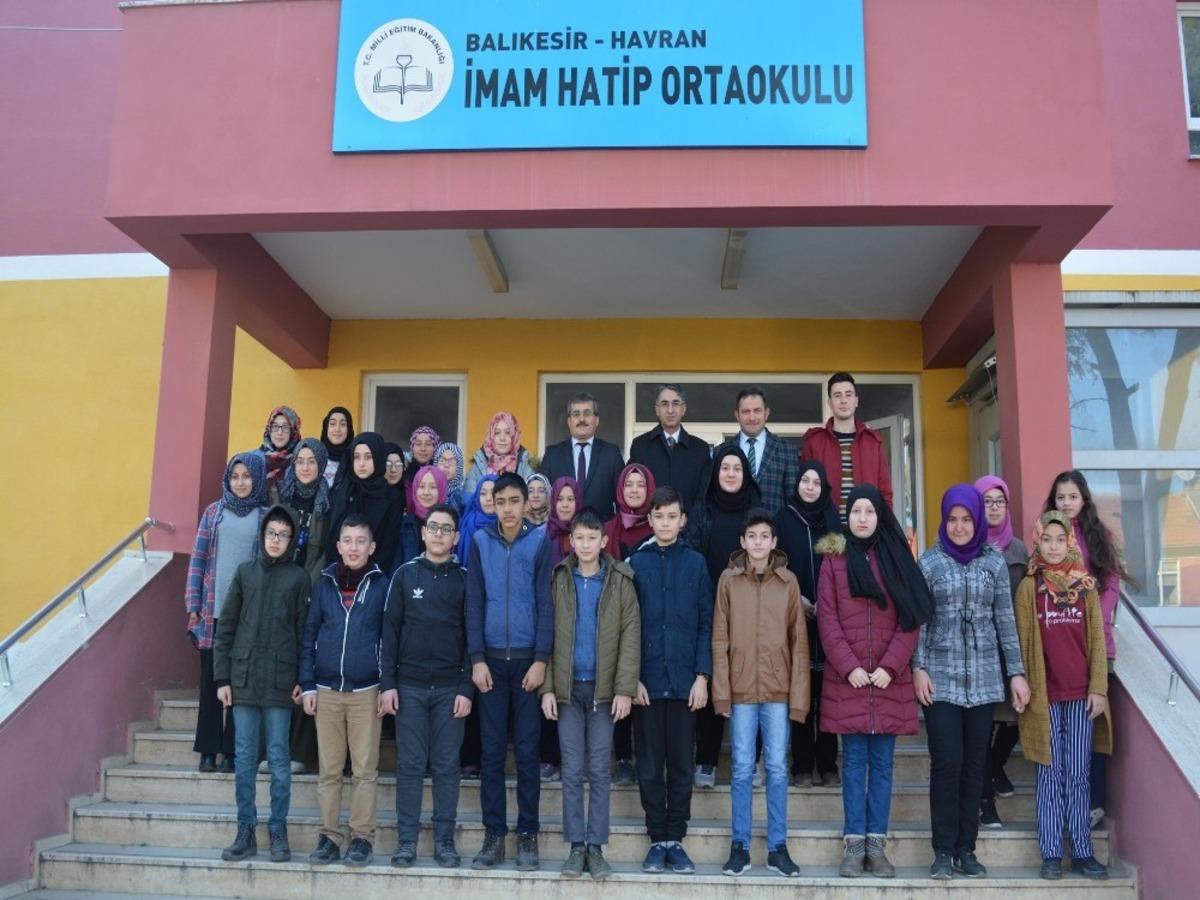 Havran İmam Hatip Ortaokulu &ouml;ğrencileri yarıyıl tatilini boş ge&ccedil;irmiyor