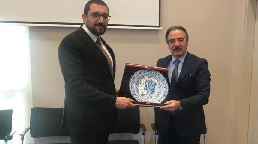 Rektör Bağlı’dan Cumhurbaşkanı Başdanışmanı Akış’a ziyaret