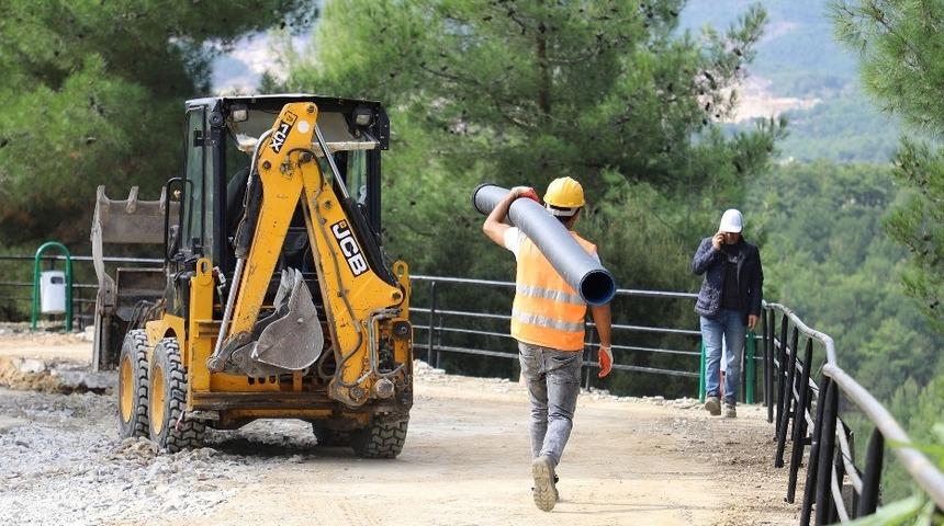 Kavaklıdere’de 3 bin 500 metre hat döşendi