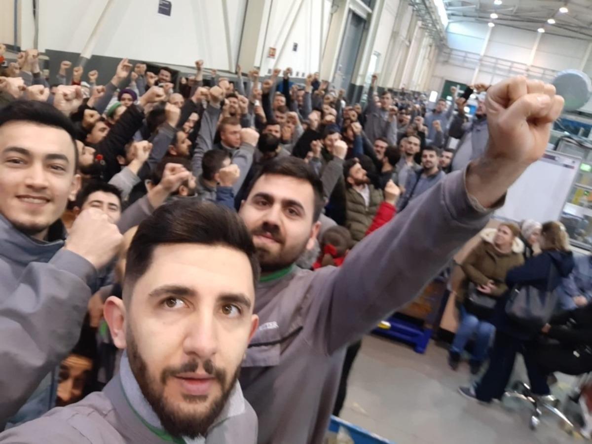 BBP&rsquo;den eylemdeki iş&ccedil;ilere destek