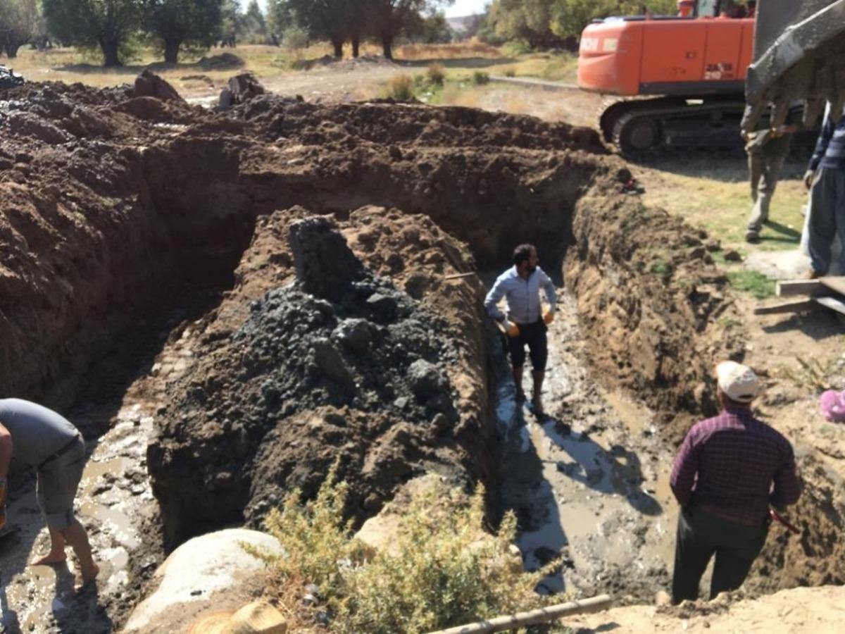 Aksaray&rsquo;da k&ouml;ylerin yer&uuml;st&uuml; sulama tesisi tamamlanıyor