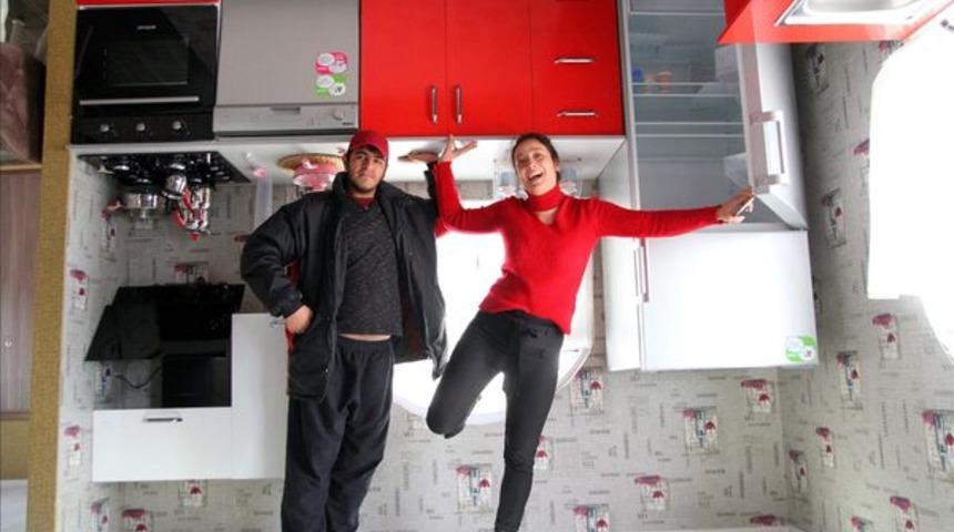 Kayseri'de &ouml;zel &ccedil;ocukların ters ev heyecanı!