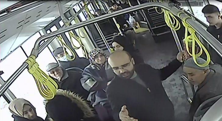 Halk otobüsünde sürücü ve yolcu kavgası kamerada G5
