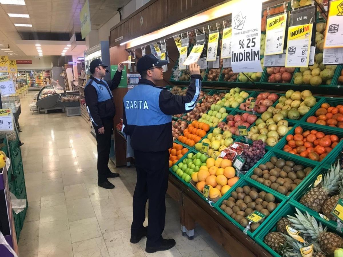 Bafra&rsquo;da marketlere denetim