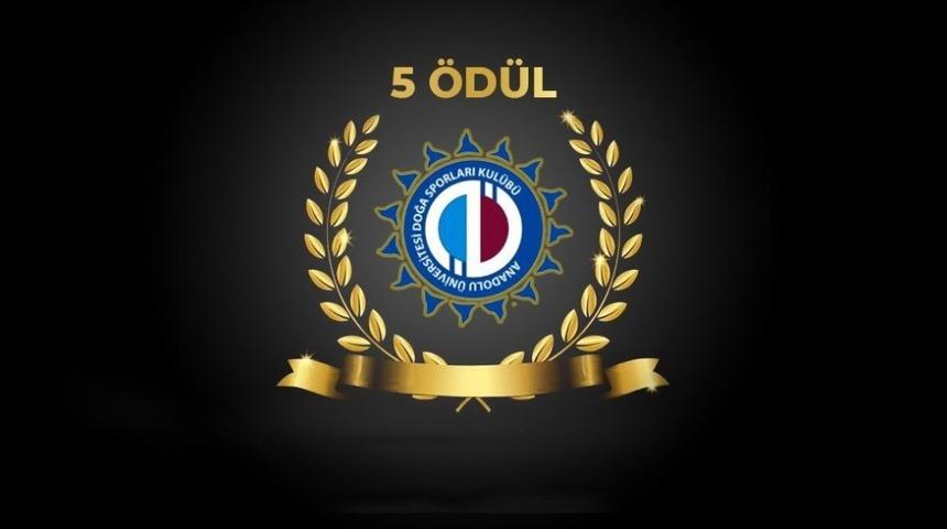 5 madalya ile d&ouml;nen ANADOSK, Rekt&ouml;r &Ccedil;omaklı&rsquo;yı ziyaret etti