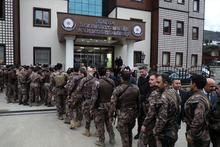 Rize'de, Suriye'den dönen Özel Harekat polislerine karşılama G2