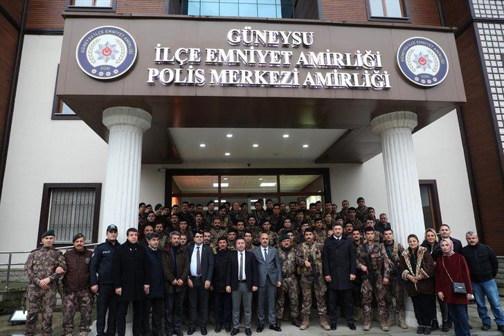 Rize'de, Suriye'den dönen Özel Harekat polislerine karşılama G4