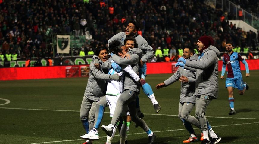 MAÇ SONUCU | Denizlispor-Trabzonspor: 2-0 (Trabzonspor, Ziraat Türkiye Kupası'nda çeyrek finalde) 