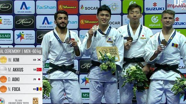 Milli judoculardan bir gümüş, bir bronz madalya