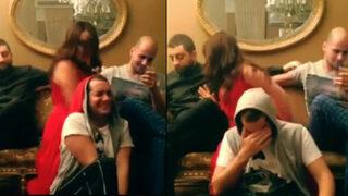 Güzel oyuncudan iki olay video