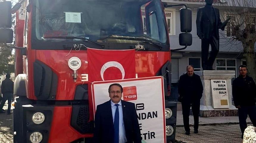 Başkan Kılı&ccedil; itfaiye vaadini ger&ccedil;ekleştirdi