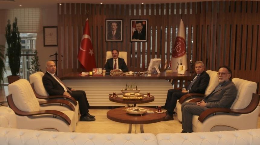 Niğde &Ouml;mer Halisdemir &Uuml;niversitesi Rekt&ouml;r&uuml; Kar&rsquo;dan Rekt&ouml;r Bağlı&rsquo;ya ziyaret