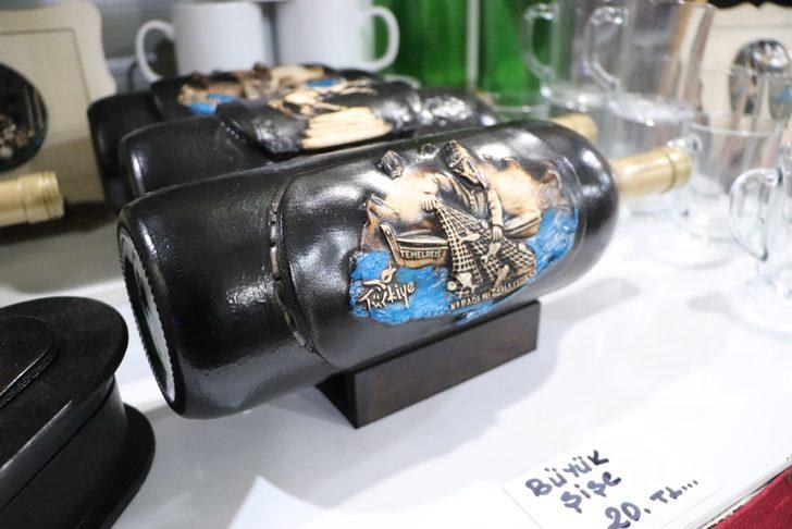 1 liraya aldığı şişeleri sanat eserine dönüşüp Avrupa'ya 50 euroya satıyor G3