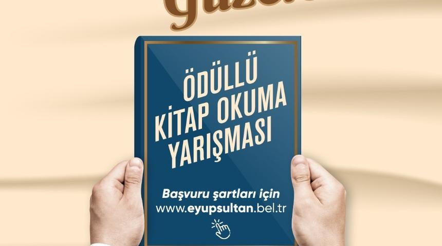 Ey&uuml;psultan Belediyesi&rsquo;nden kitap okuma yarışması