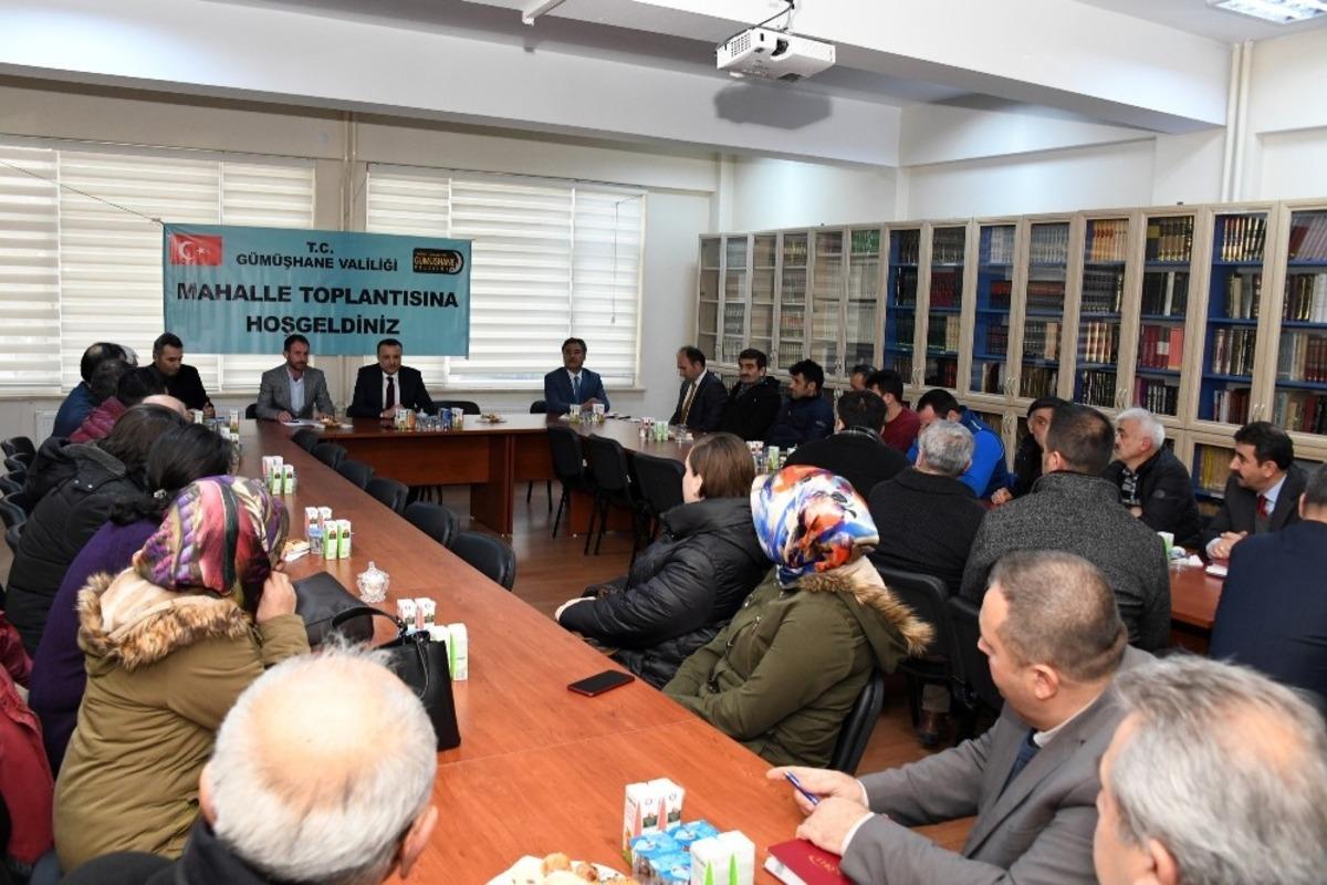 G&uuml;m&uuml;şhane&rsquo;de mahalle toplantıları devam ediyor